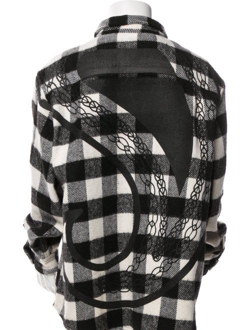 424 on Fairfax Plaid Print Trucker Jacket