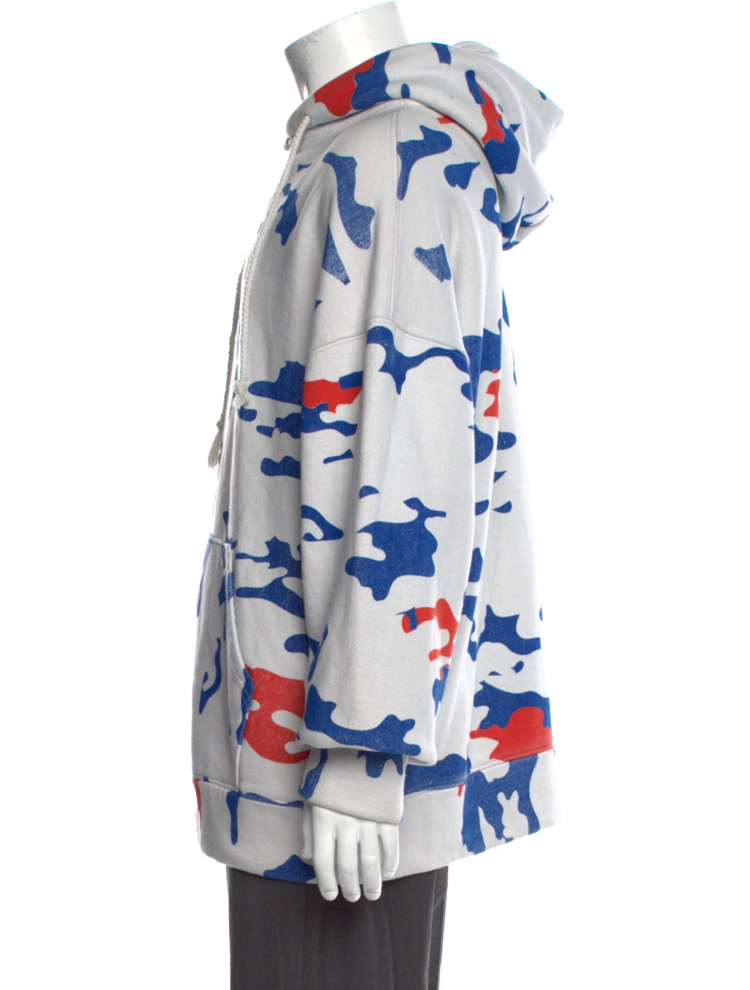 424 on Fairfax Printed Crew Neck Hoodie