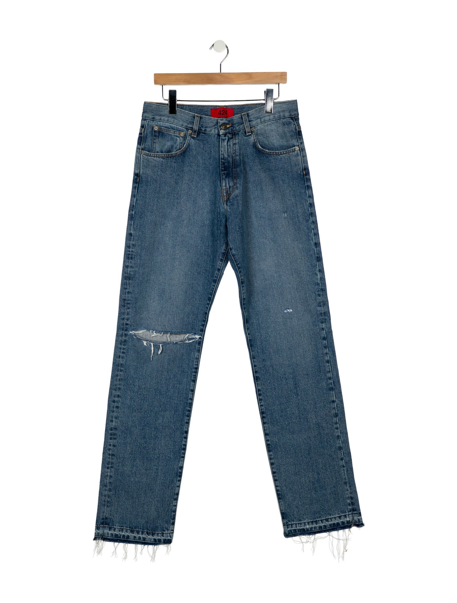 424 on Fairfax Straight-Leg Jeans