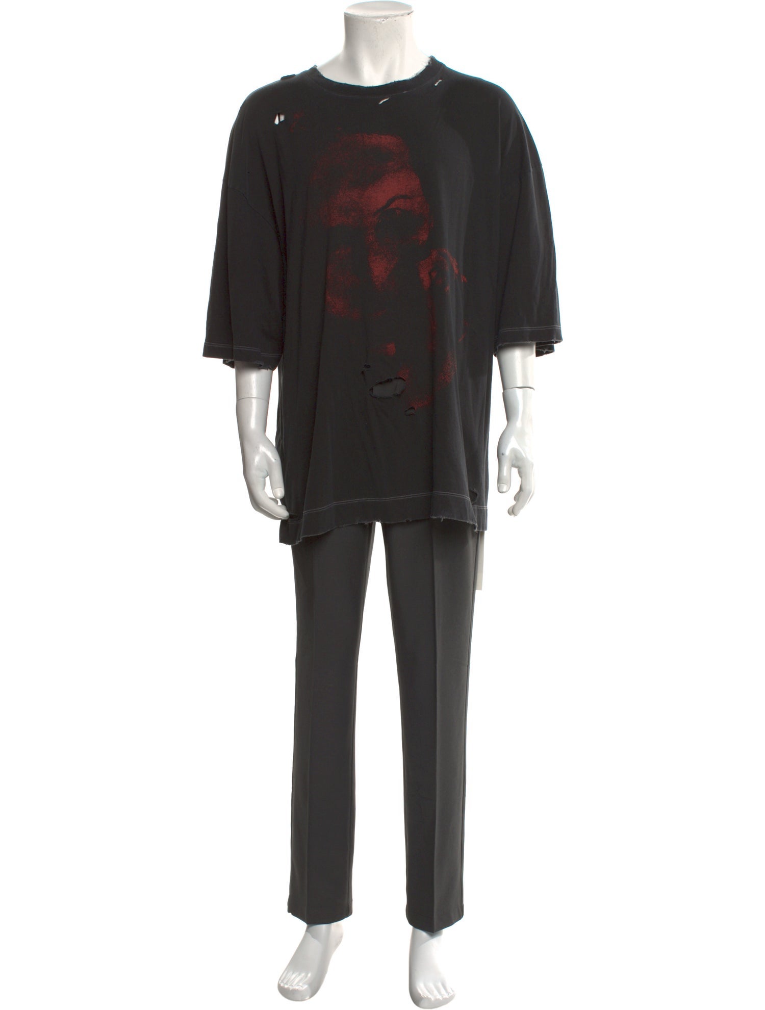 424 on Fairfax Graphic Print Crew Neck T-Shirt