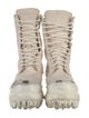 424 on Fairfax Canvas Distressed Accents Lace-Up Boots