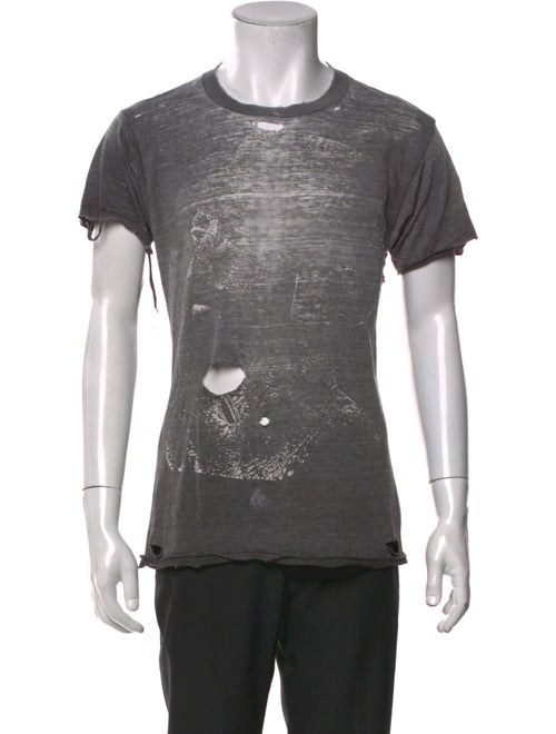 424 on Fairfax Graphic Print Crew Neck T-Shirt