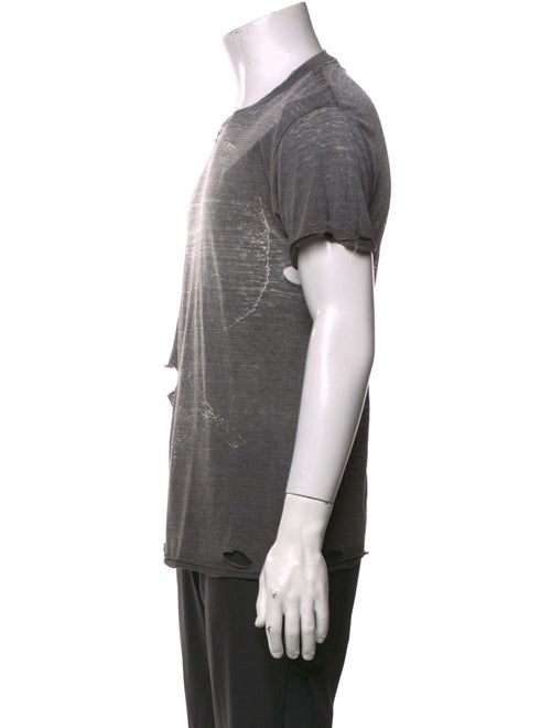 424 on Fairfax Graphic Print Crew Neck T-Shirt