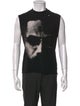 424 on Fairfax Graphic Print Scoop Neck T-Shirt