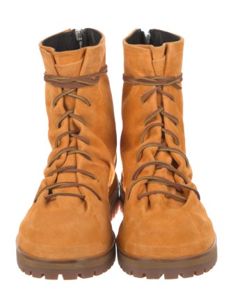 424 on Fairfax Suede Combat Boots