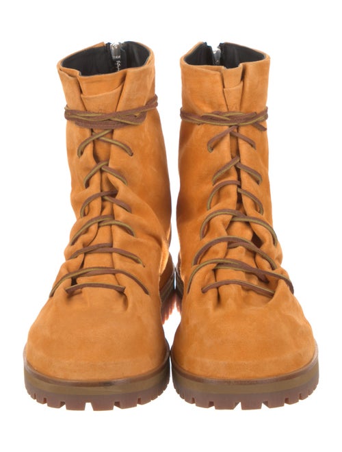 424 on Fairfax Suede Combat Boots