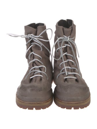 424 on Fairfax Leather Combat Boots