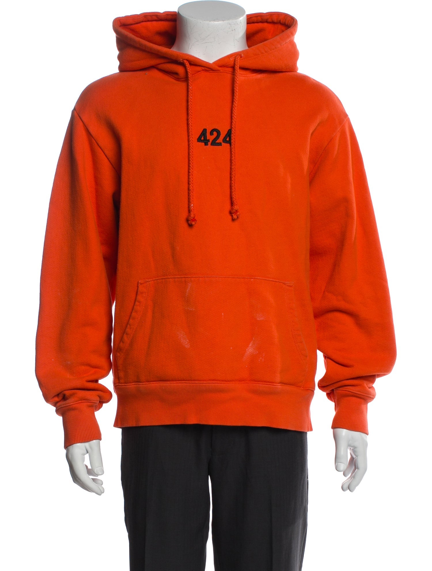 424 on Fairfax Graphic Print Crew Neck Hoodie