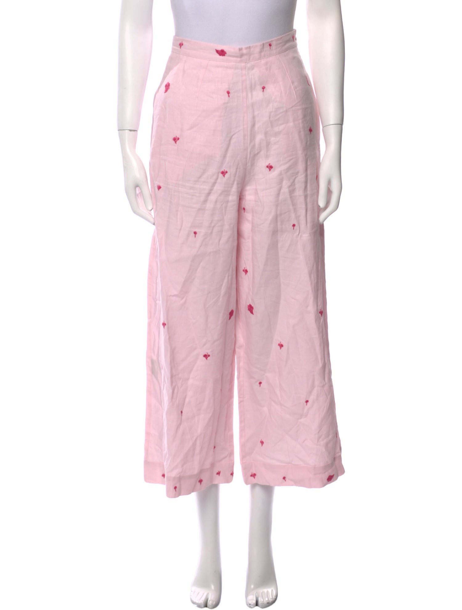 FANM MON Printed Straight Leg Pants