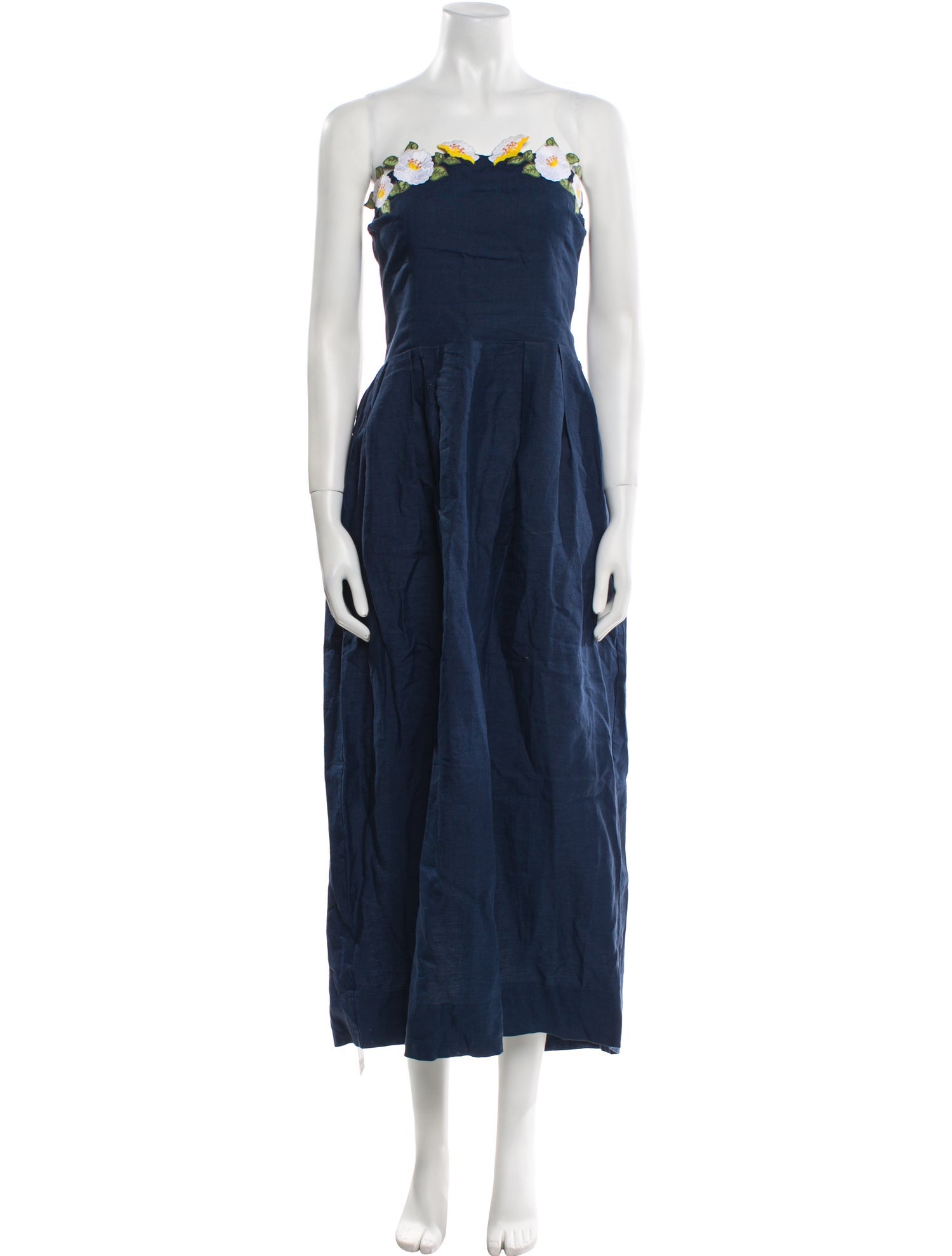 FANM MON Linen Midi Length Dress