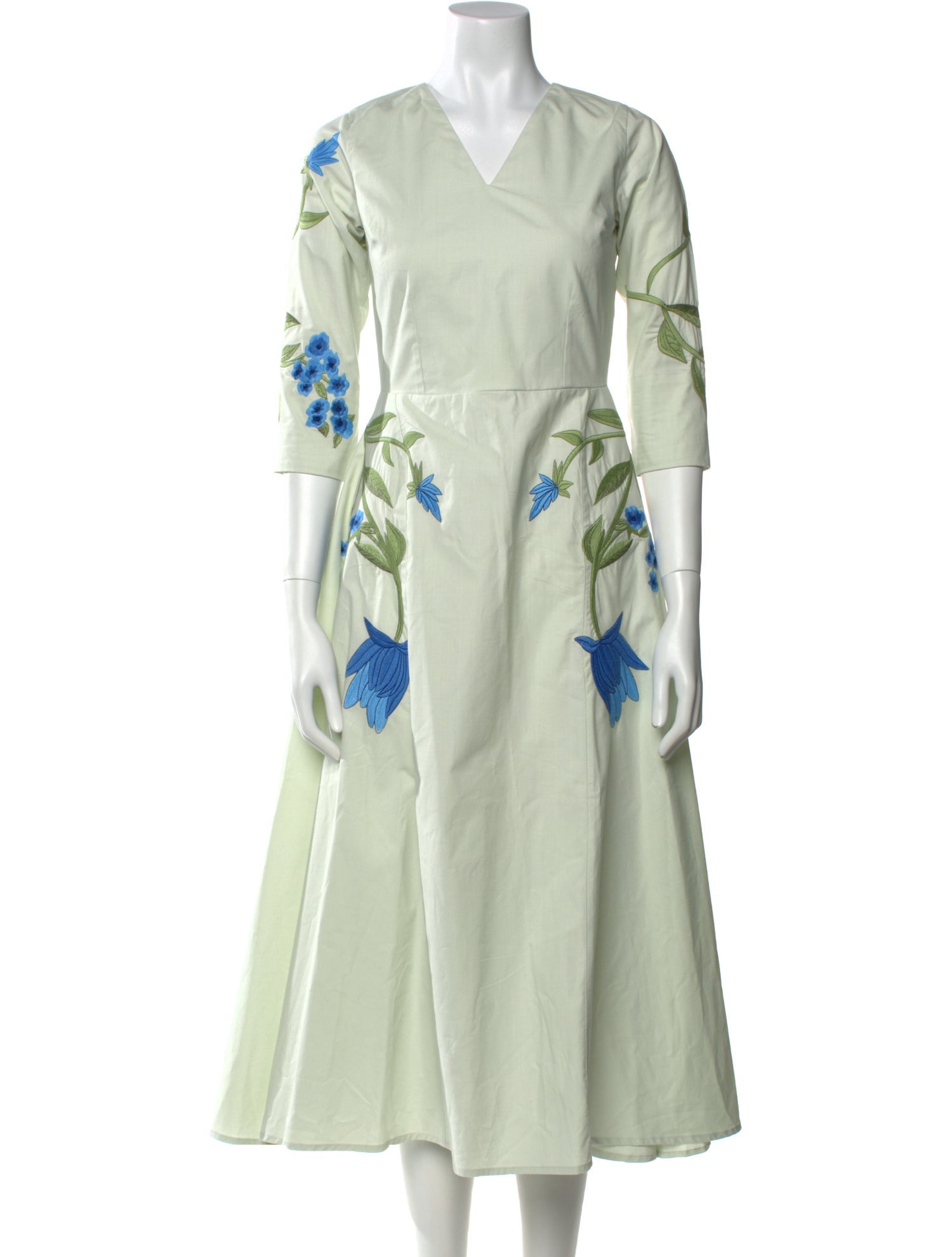 FANM MON Floral Print Long Dress