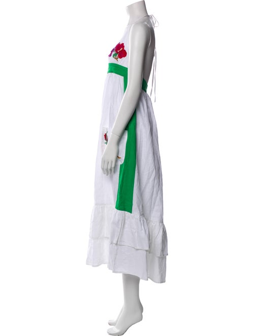 FANM MON Linen Midi Length Dress