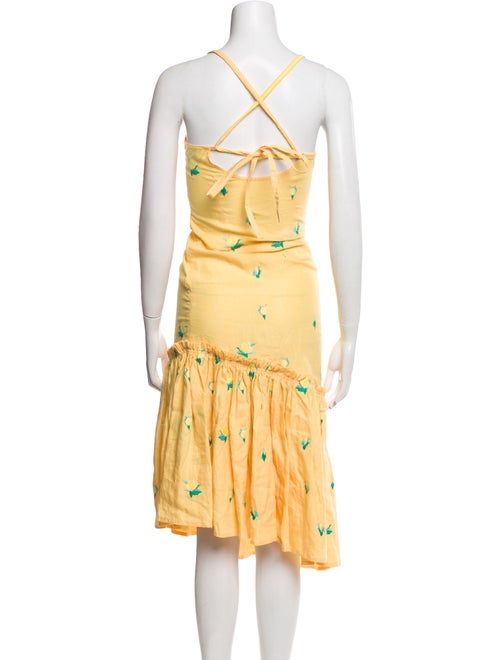 FANM MON Linen Midi Length Dress