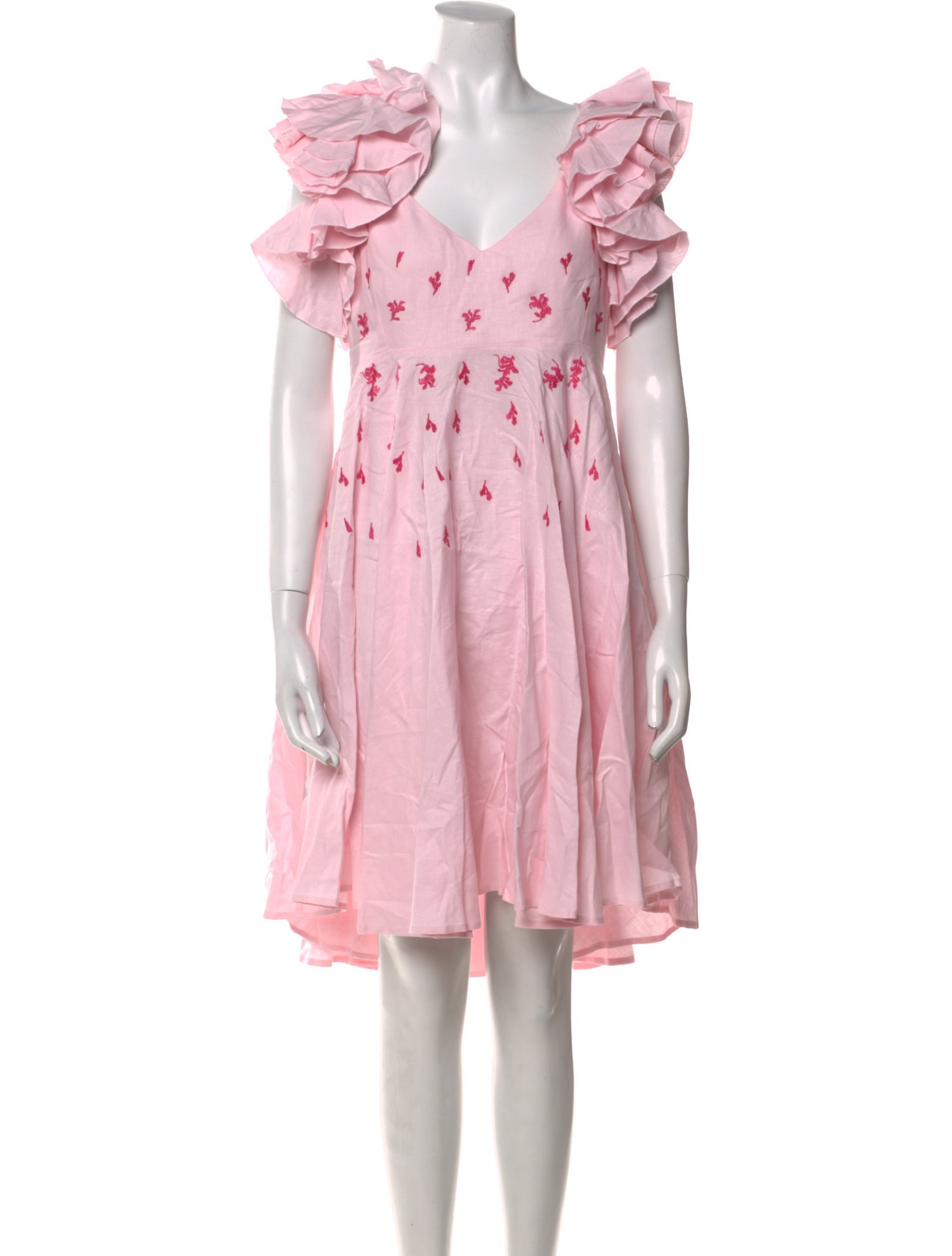 FANM MON Linen Knee-Length Dress w/ Tags