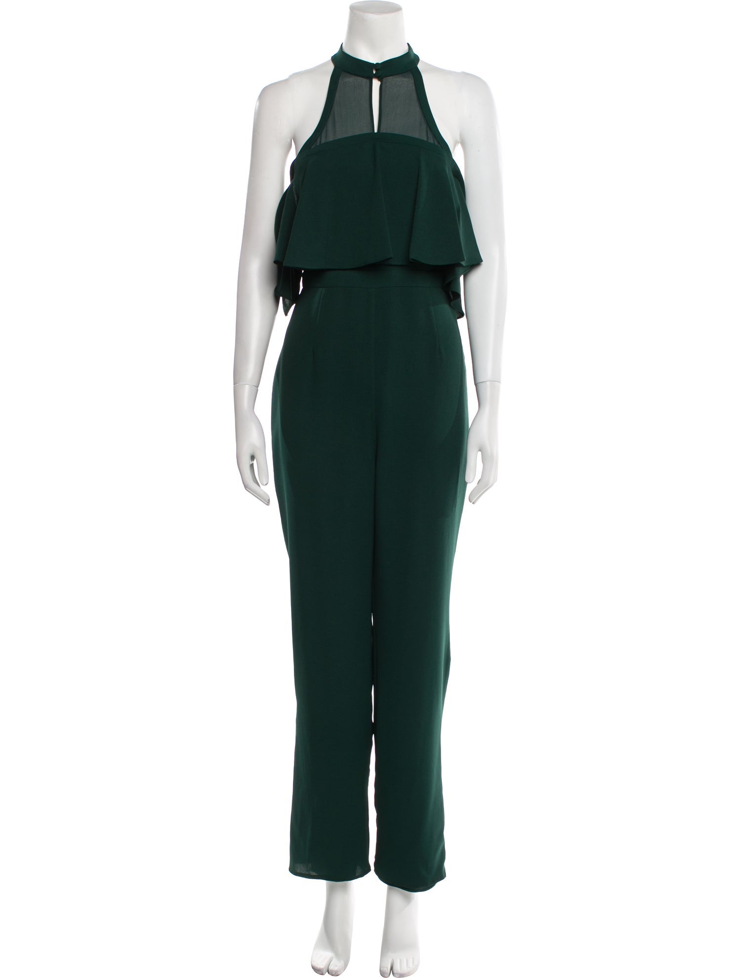 Fame & Partners Mock Neck Jumpsuit