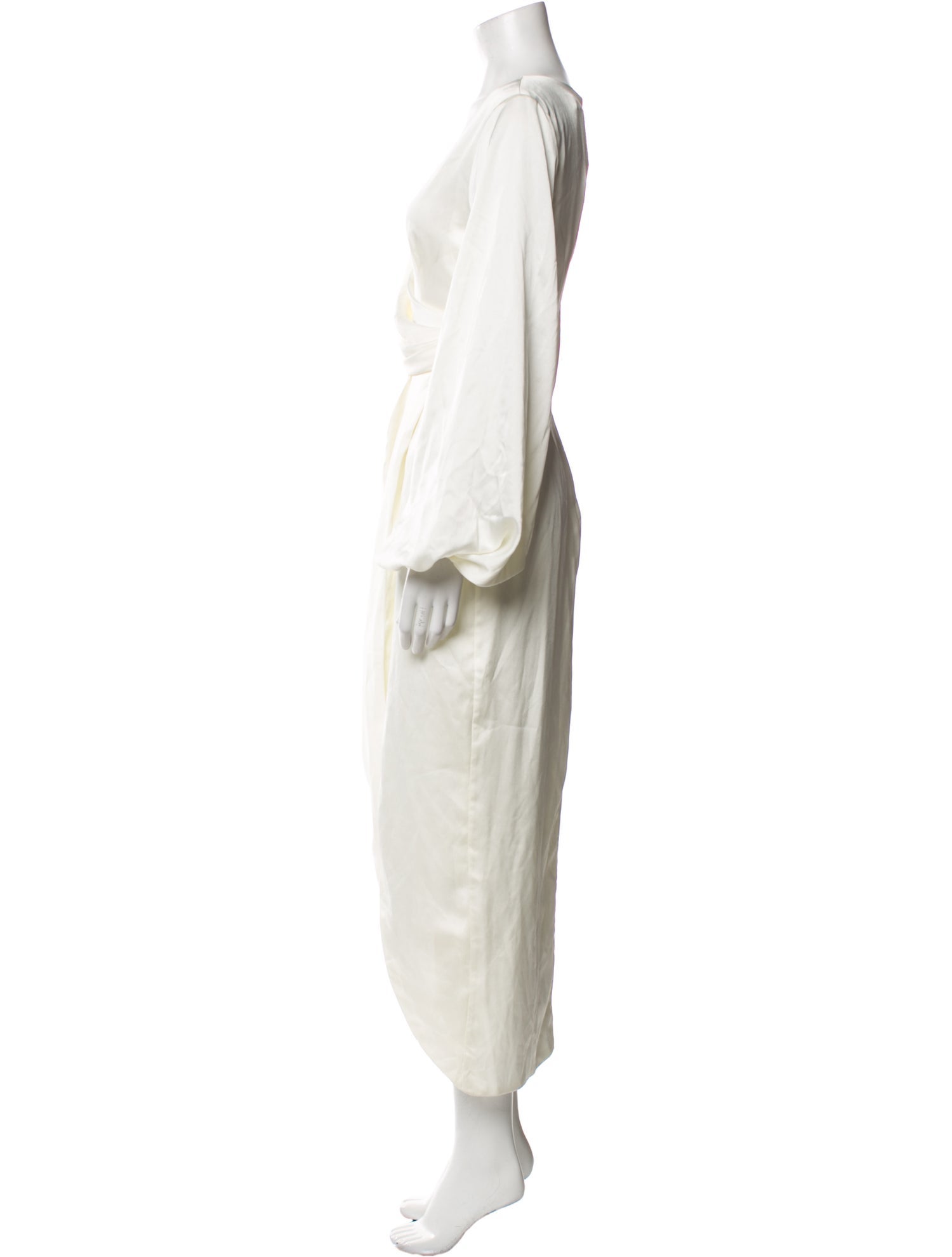 Fame & Partners Cowl Neck Long Dress