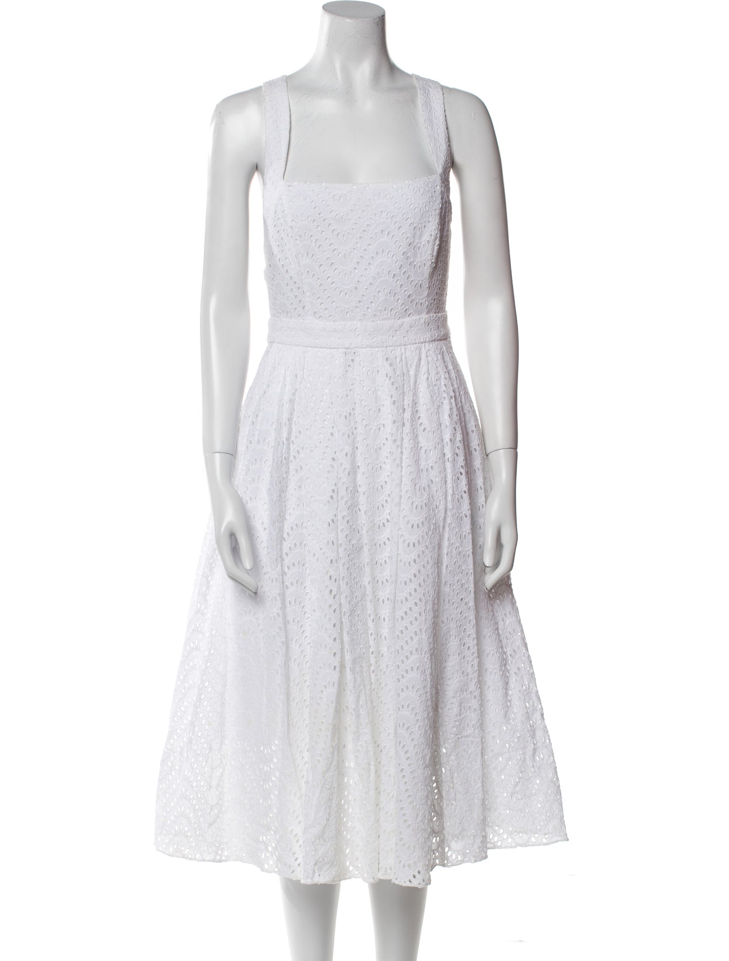 Fame & Partners Square Neckline Long Dress