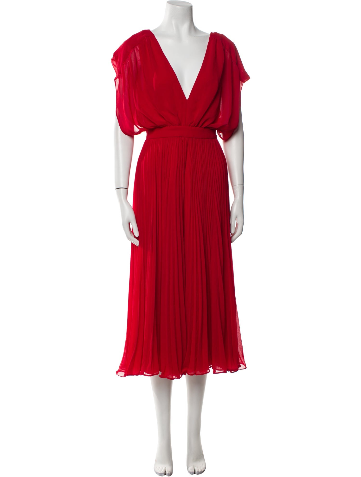 Fame & Partners Plunge Neckline Jumpsuit