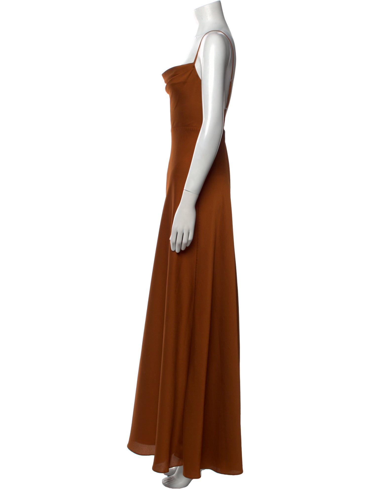 Fame & Partners Square Neckline Long Dress