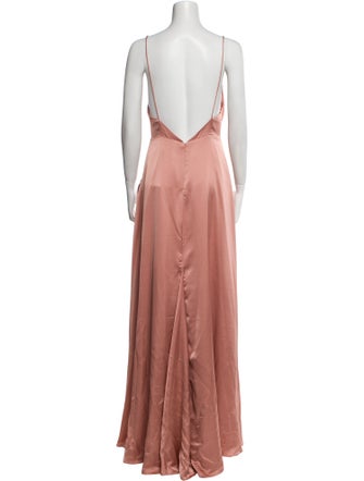 Fame & Partners Cowl Neck Long Dress