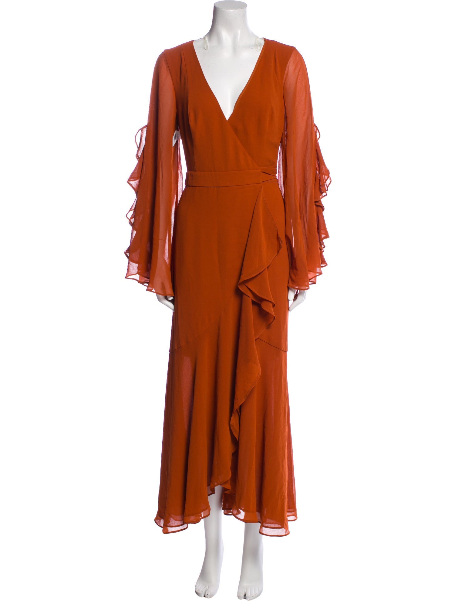 Fame & Partners V-Neck Long Dress w/ Tags