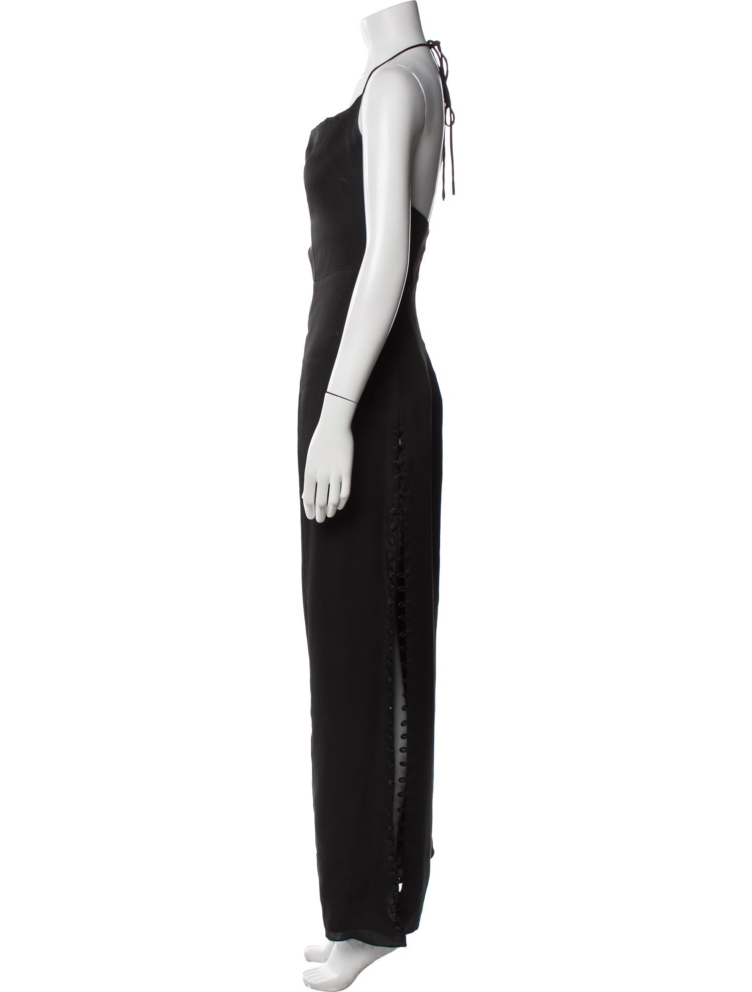 Fame & Partners Cowl Neck Long Dress
