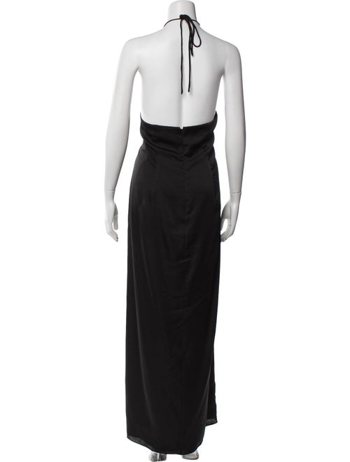 Fame & Partners Cowl Neck Long Dress