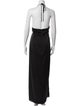 Fame & Partners Cowl Neck Long Dress