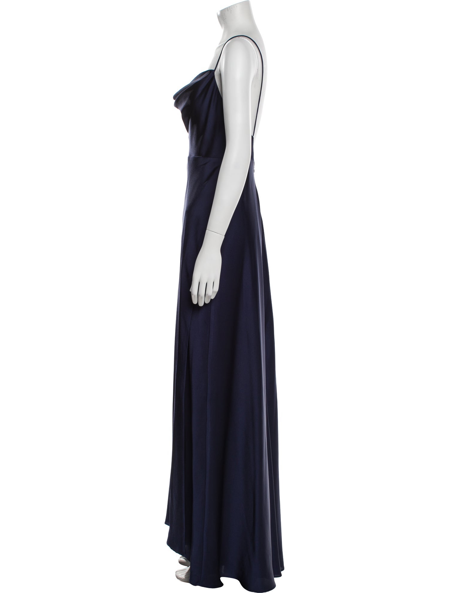 Fame & Partners Cowl Neck Long Dress