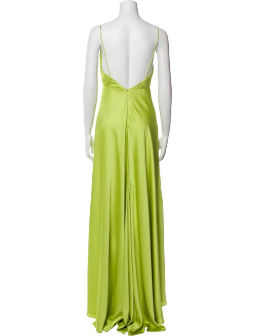 Fame & Partners Square Neckline Long Dress