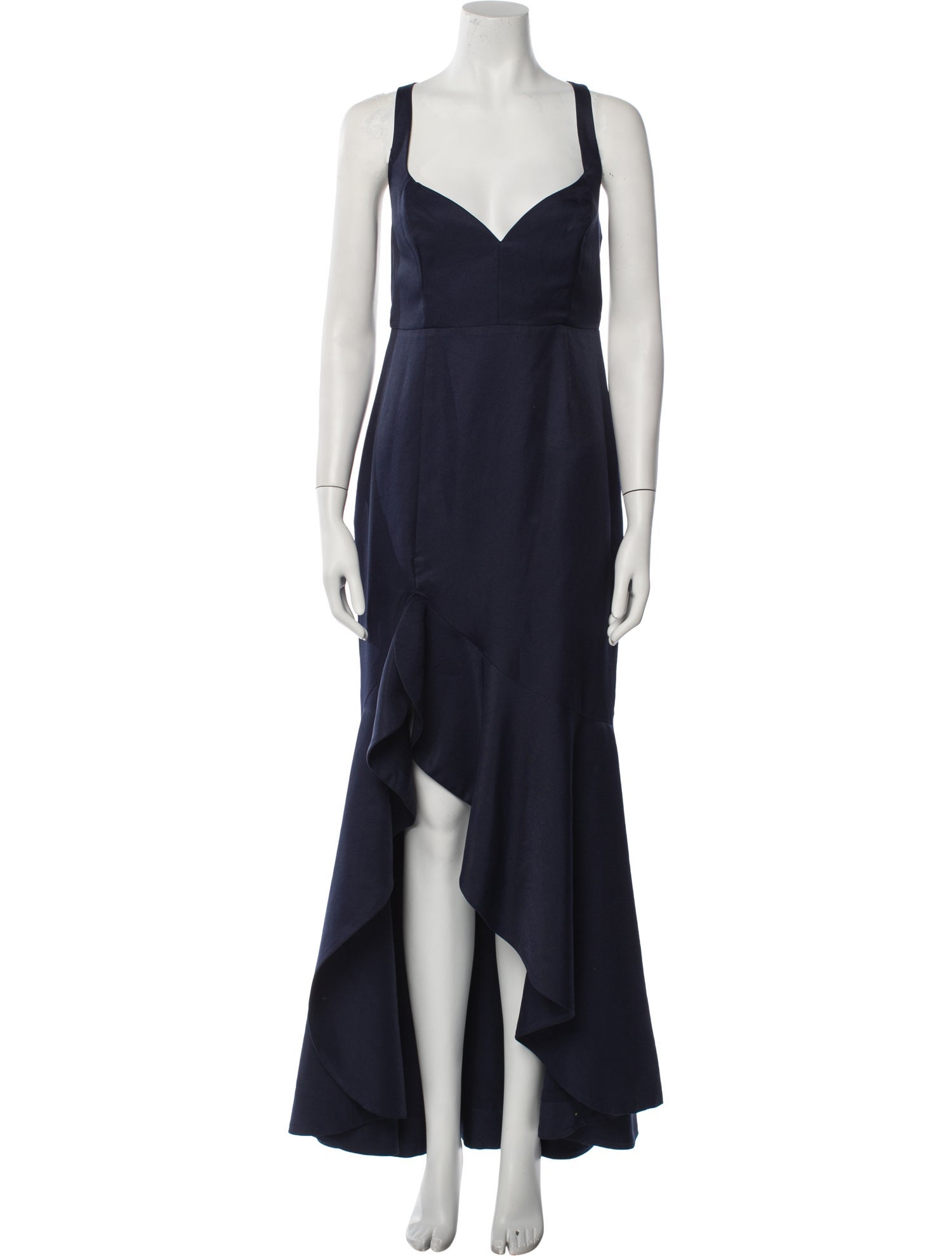 Fame & Partners V-Neck Long Dress