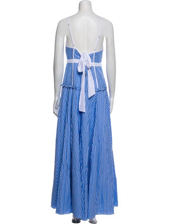 Fame & Partners Striped Long Dress