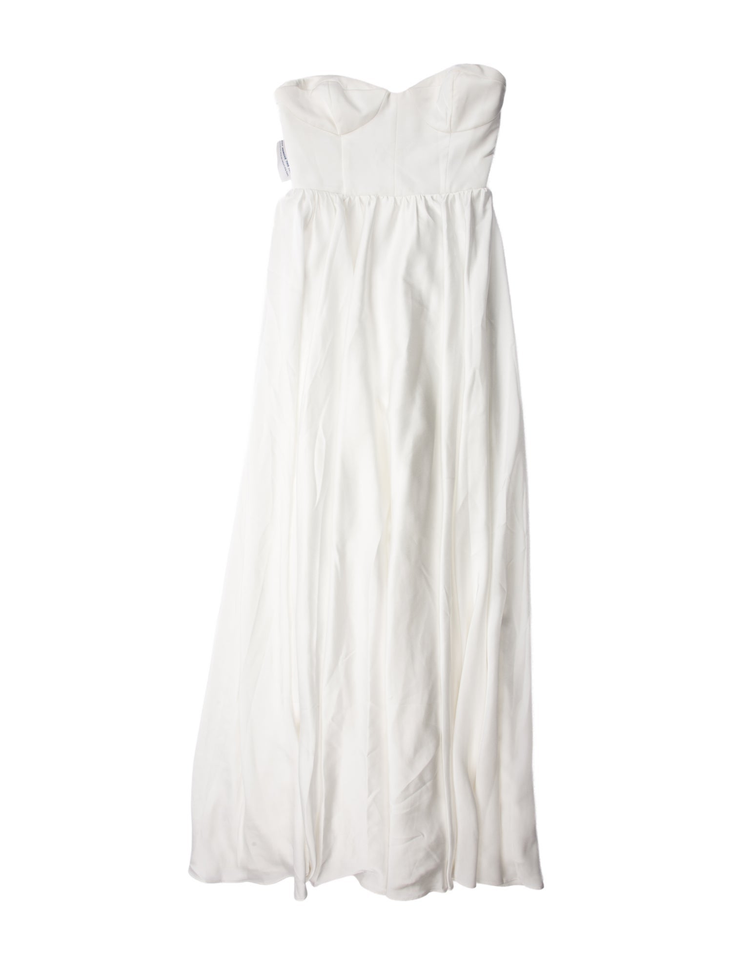 Fame & Partners Strapless Long Dress