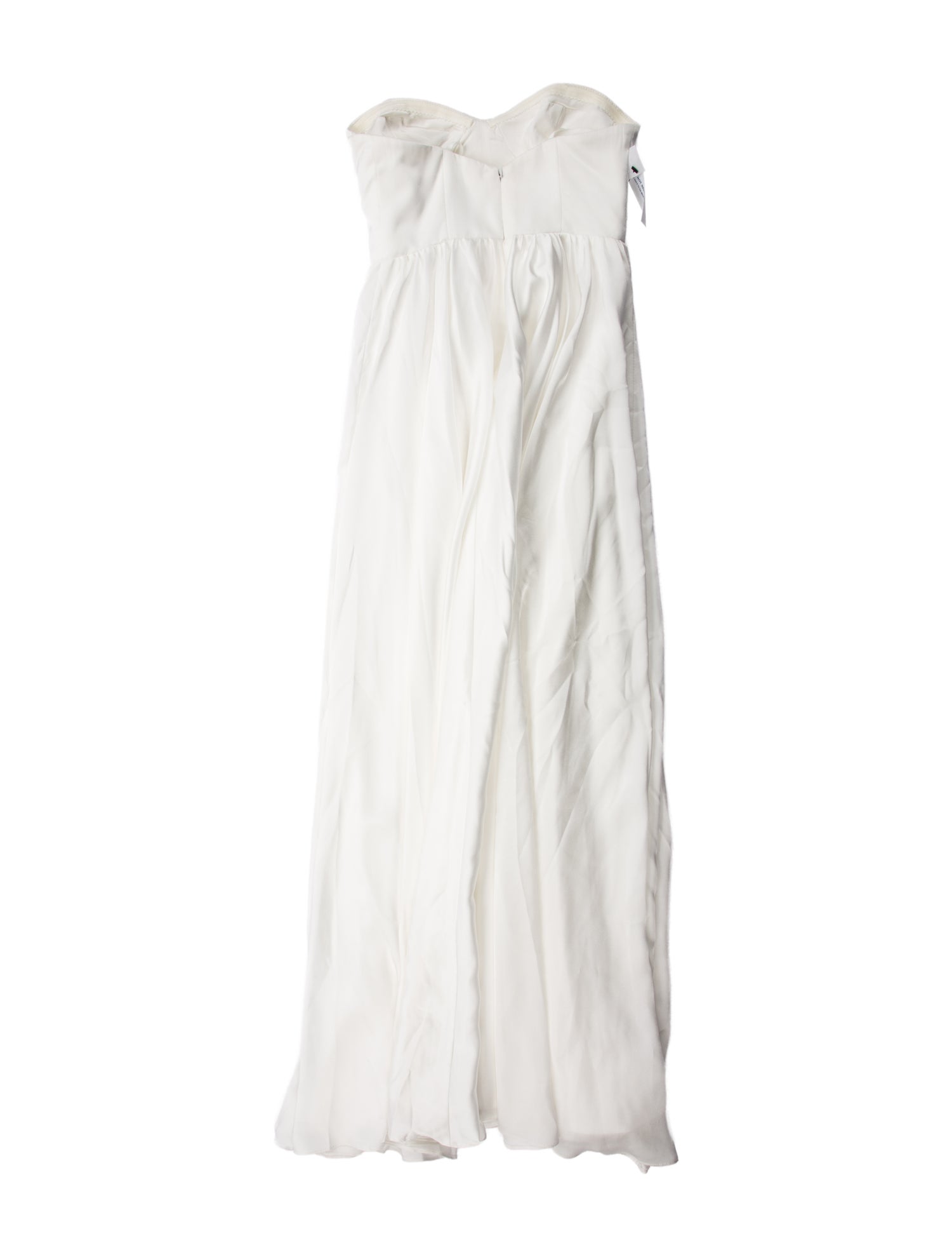 Fame & Partners Strapless Long Dress