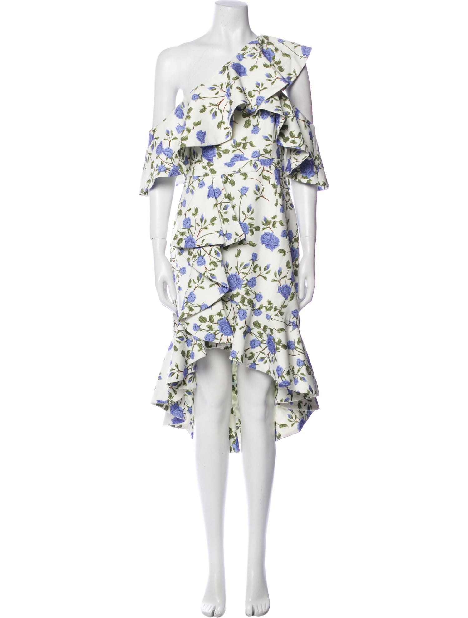 Fame & Partners Floral Print Midi Length Dress w/ Tags