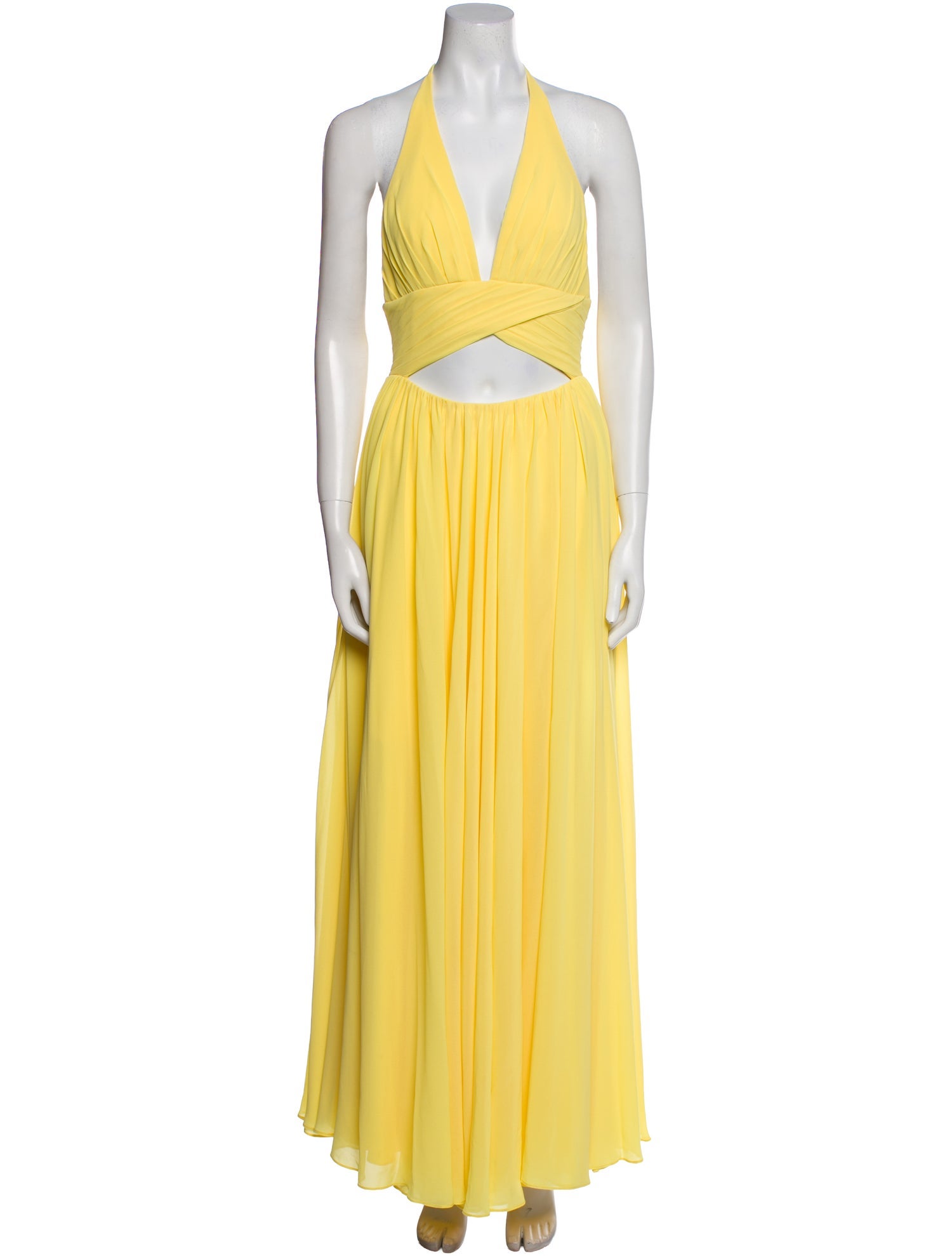 Fame & Partners Halterneck Long Dress