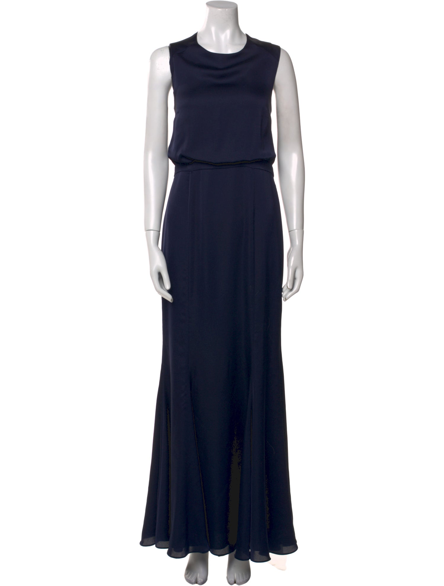 Fame & Partners Crew Neck Long Dress