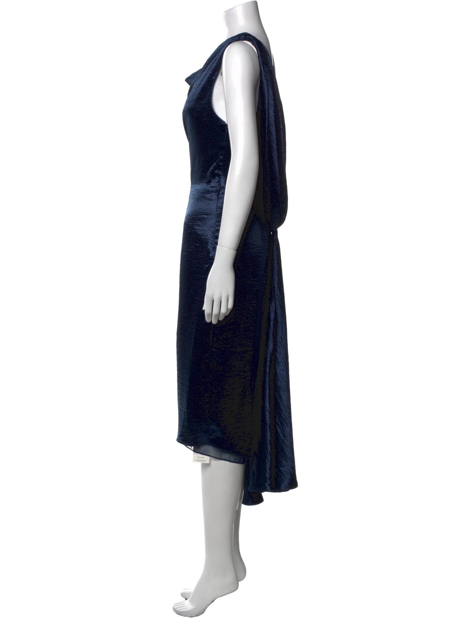 Fame & Partners Cowl Neck Midi Length Dress