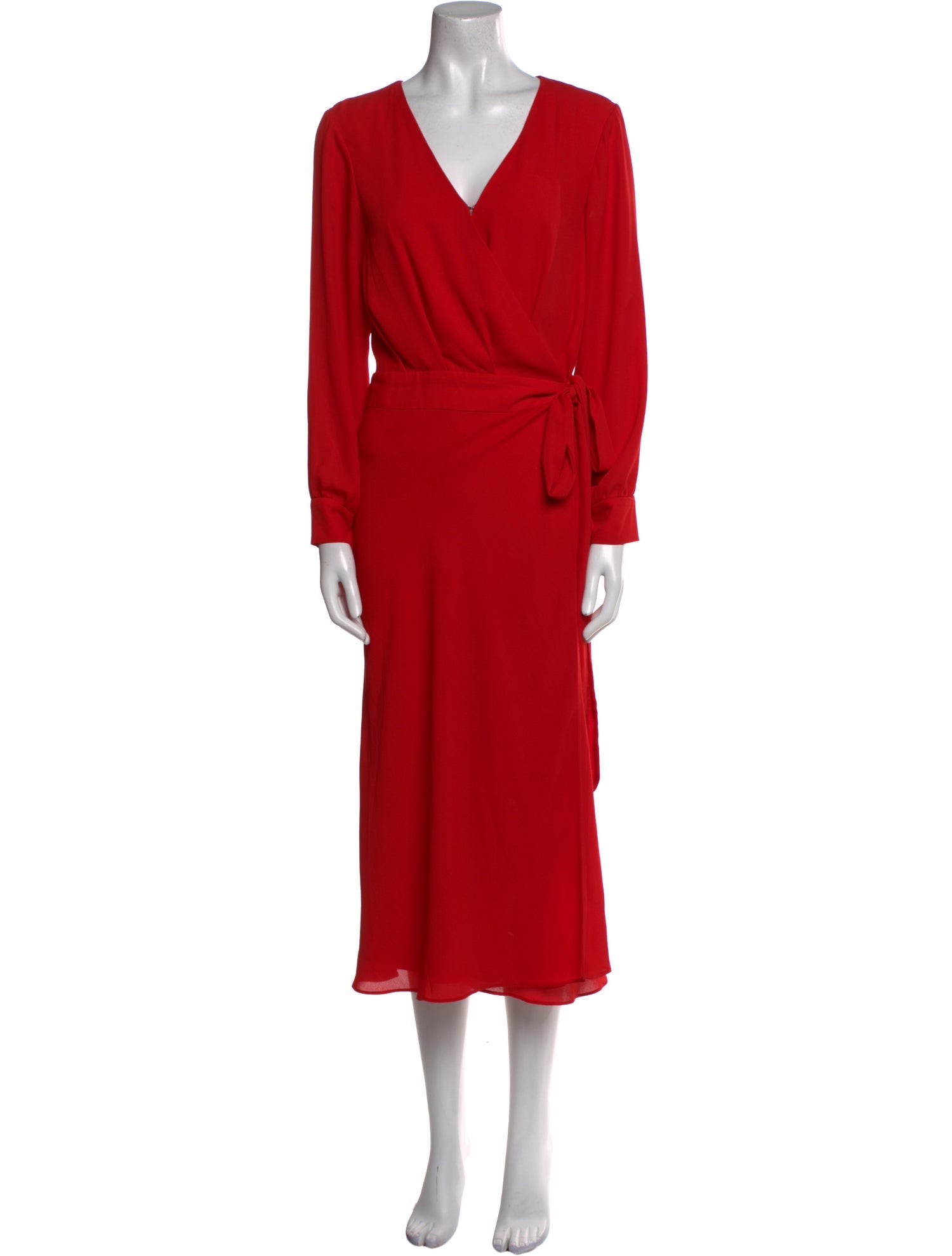 Fame & Partners V-Neck Long Dress