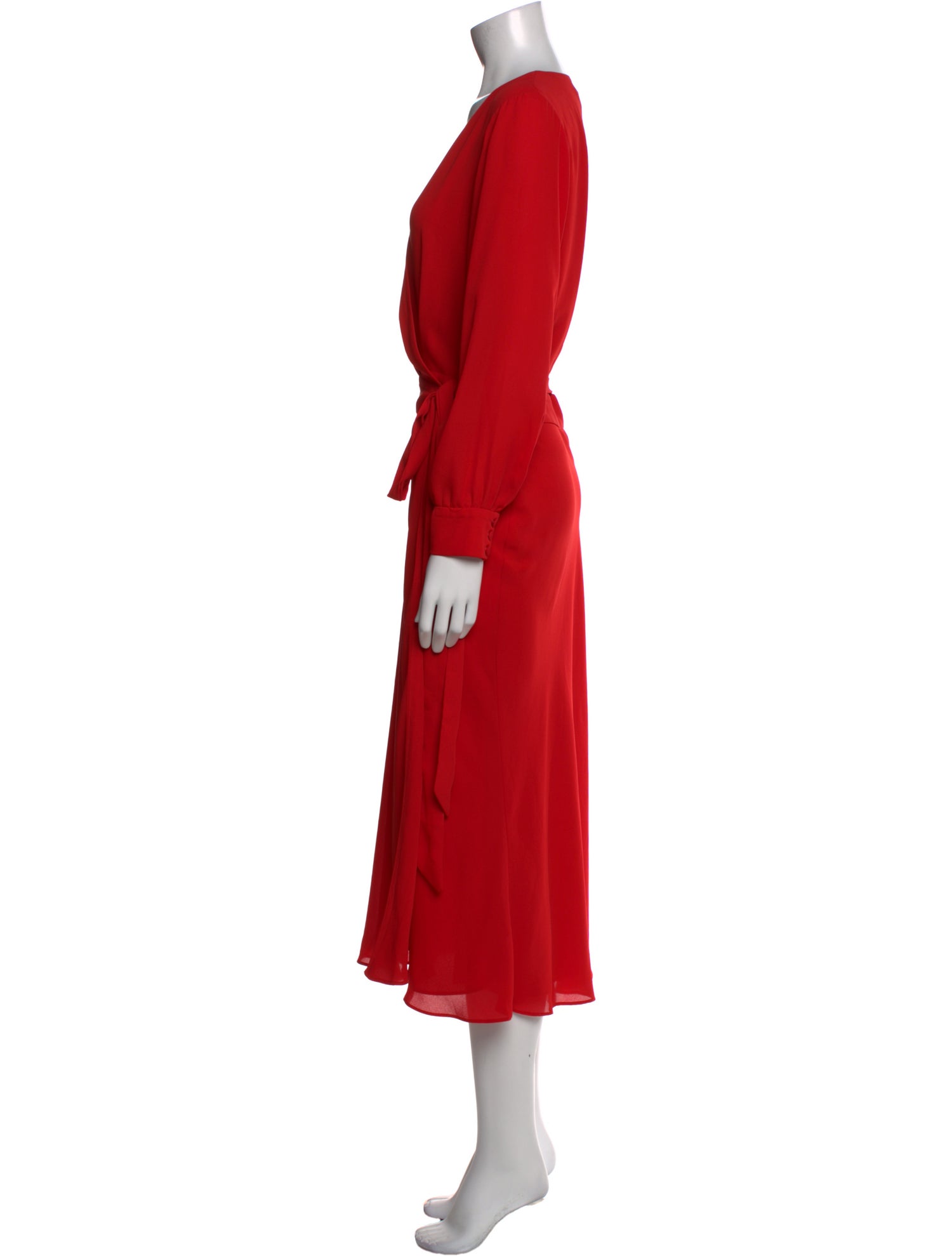 Fame & Partners V-Neck Long Dress