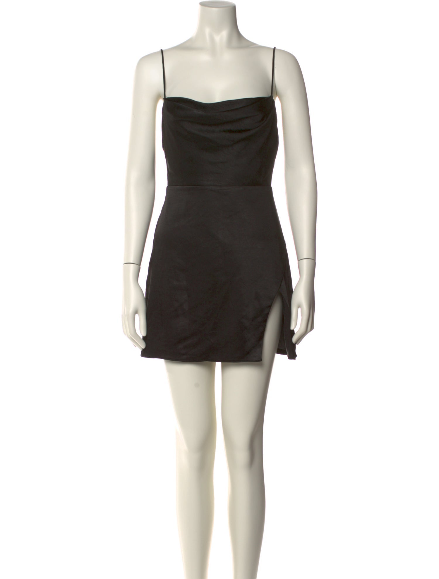 Fame & Partners Square Neckline Mini Dress