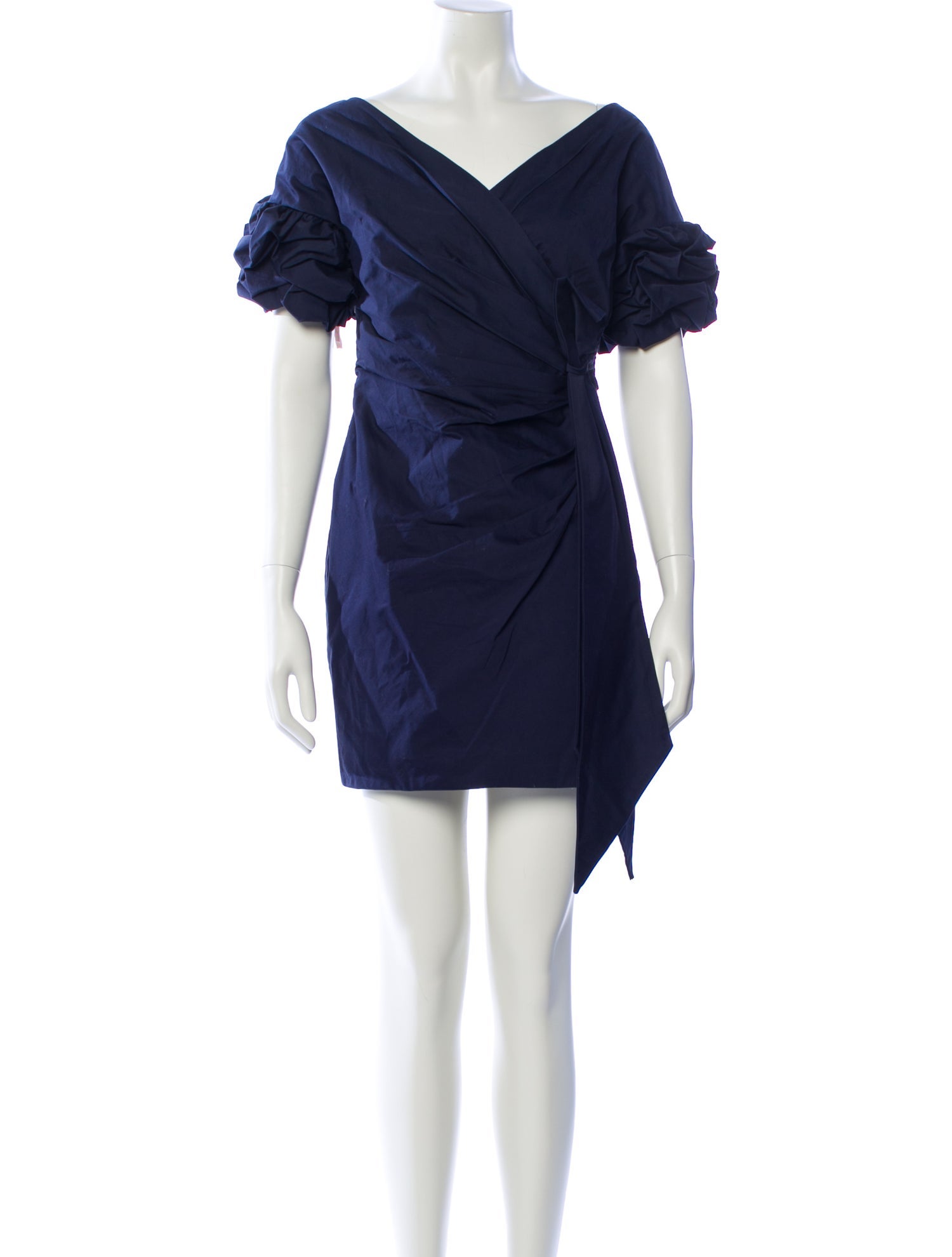 Fame & Partners V-Neck Mini Dress