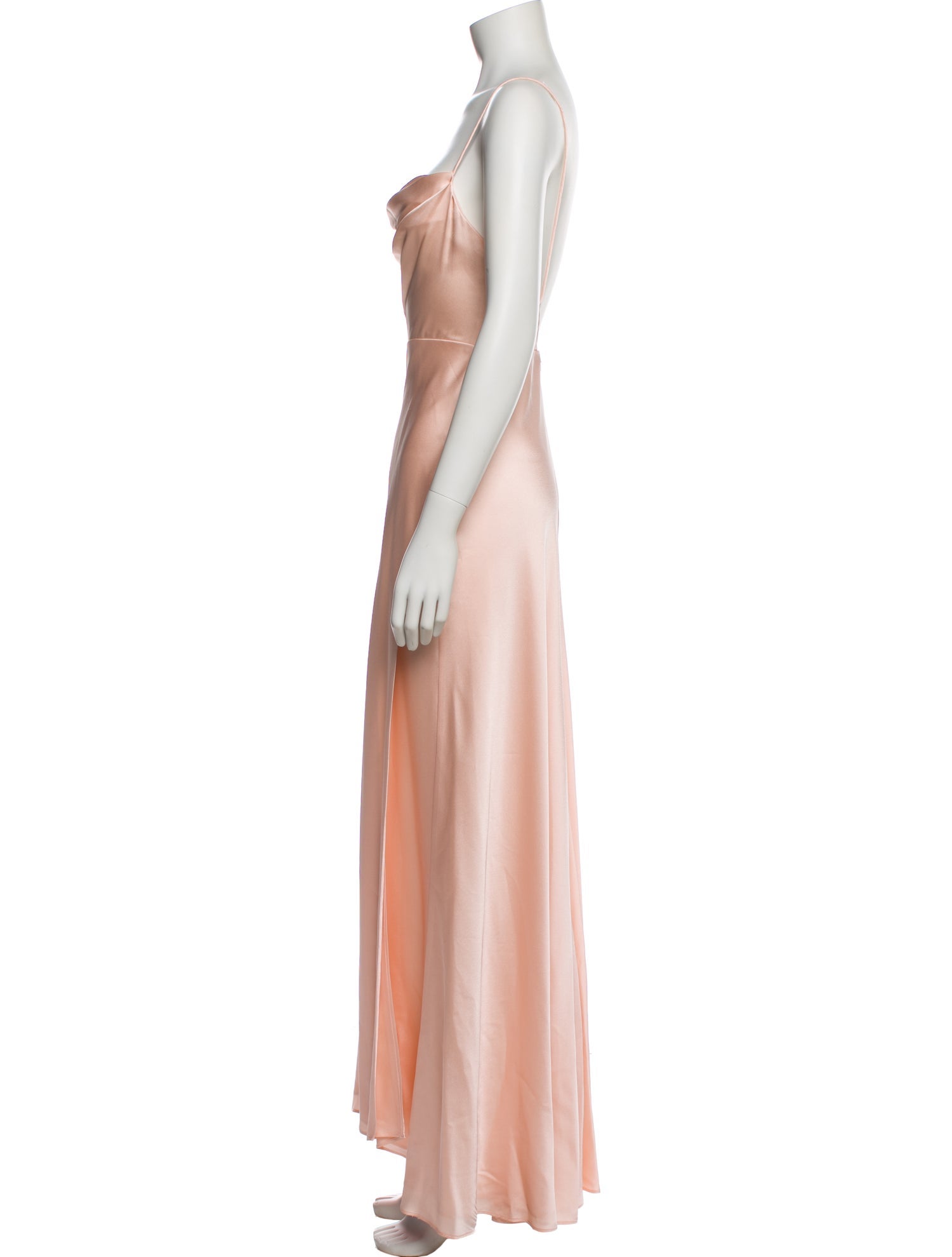Fame & Partners Strapless Long Dress