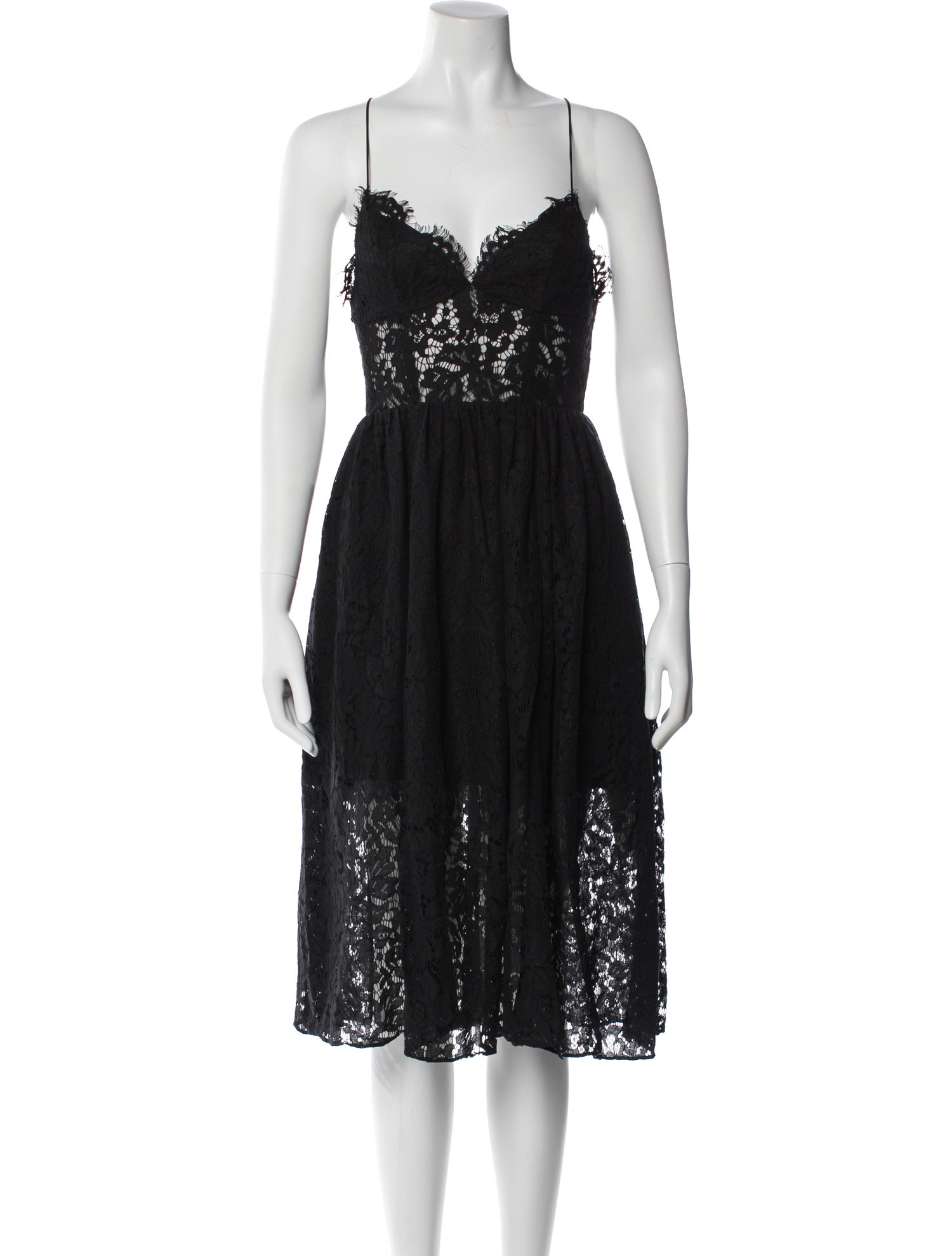 Fame & Partners V-Neck Mini Dress