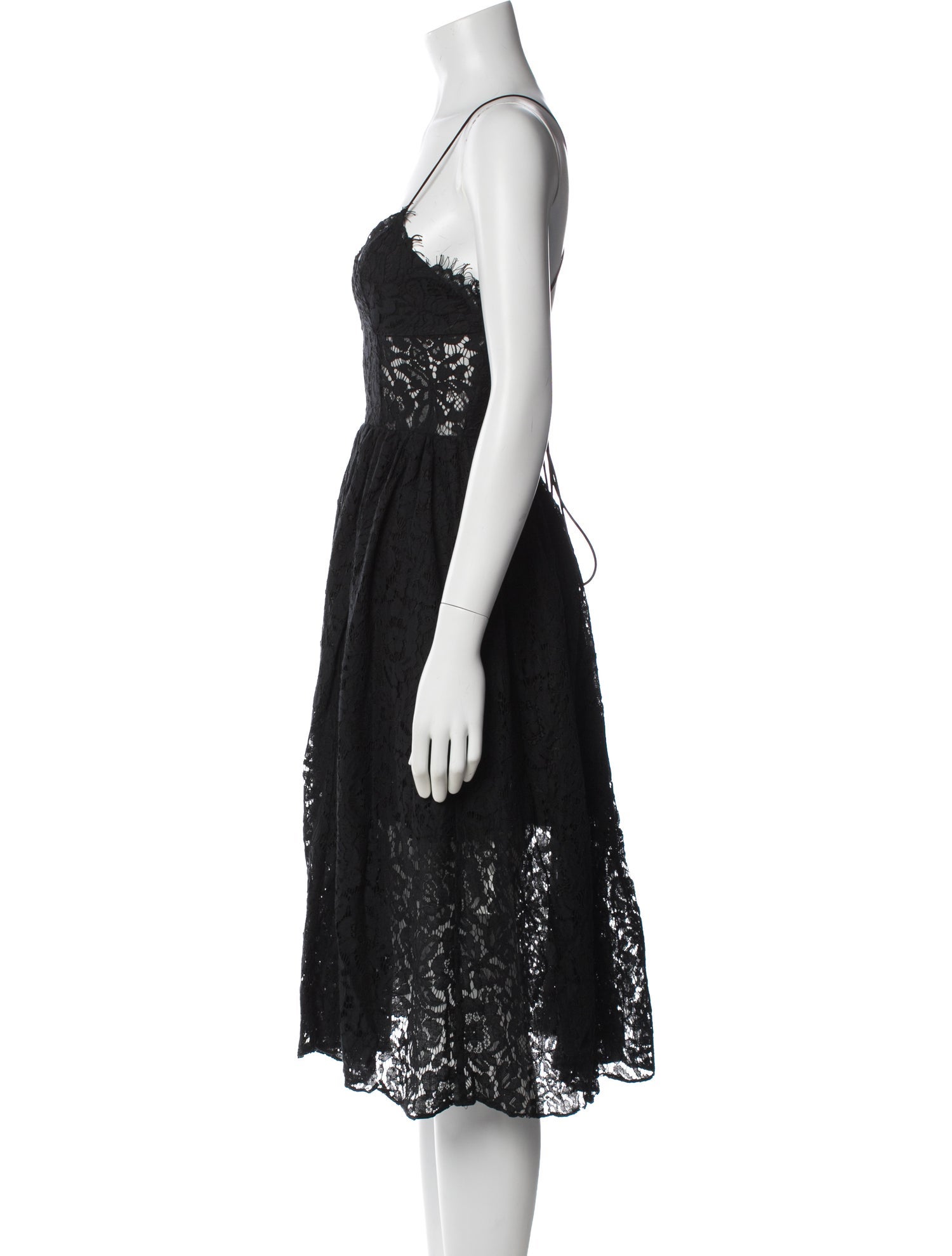 Fame & Partners V-Neck Mini Dress