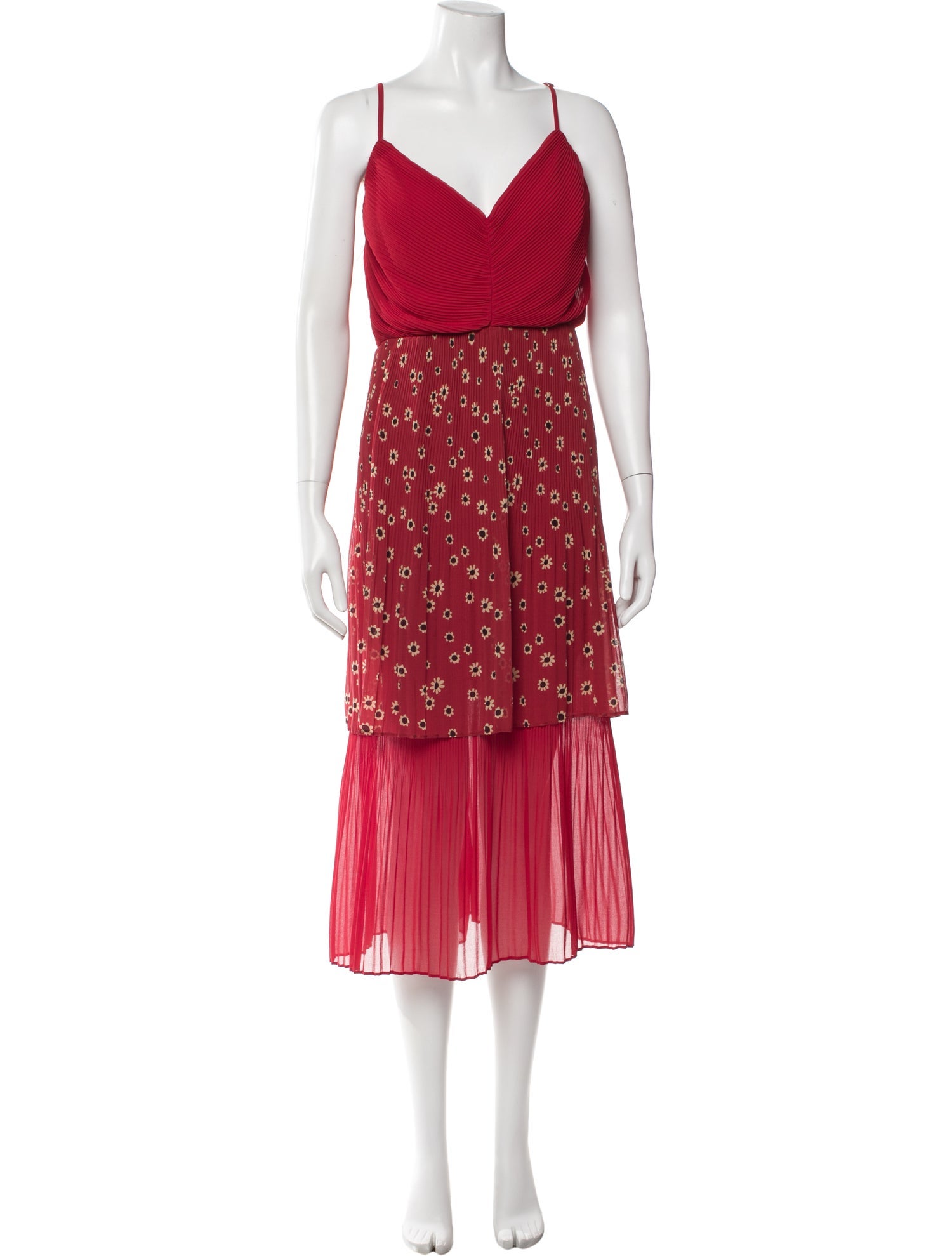 Fame & Partners Printed Midi Length Dress