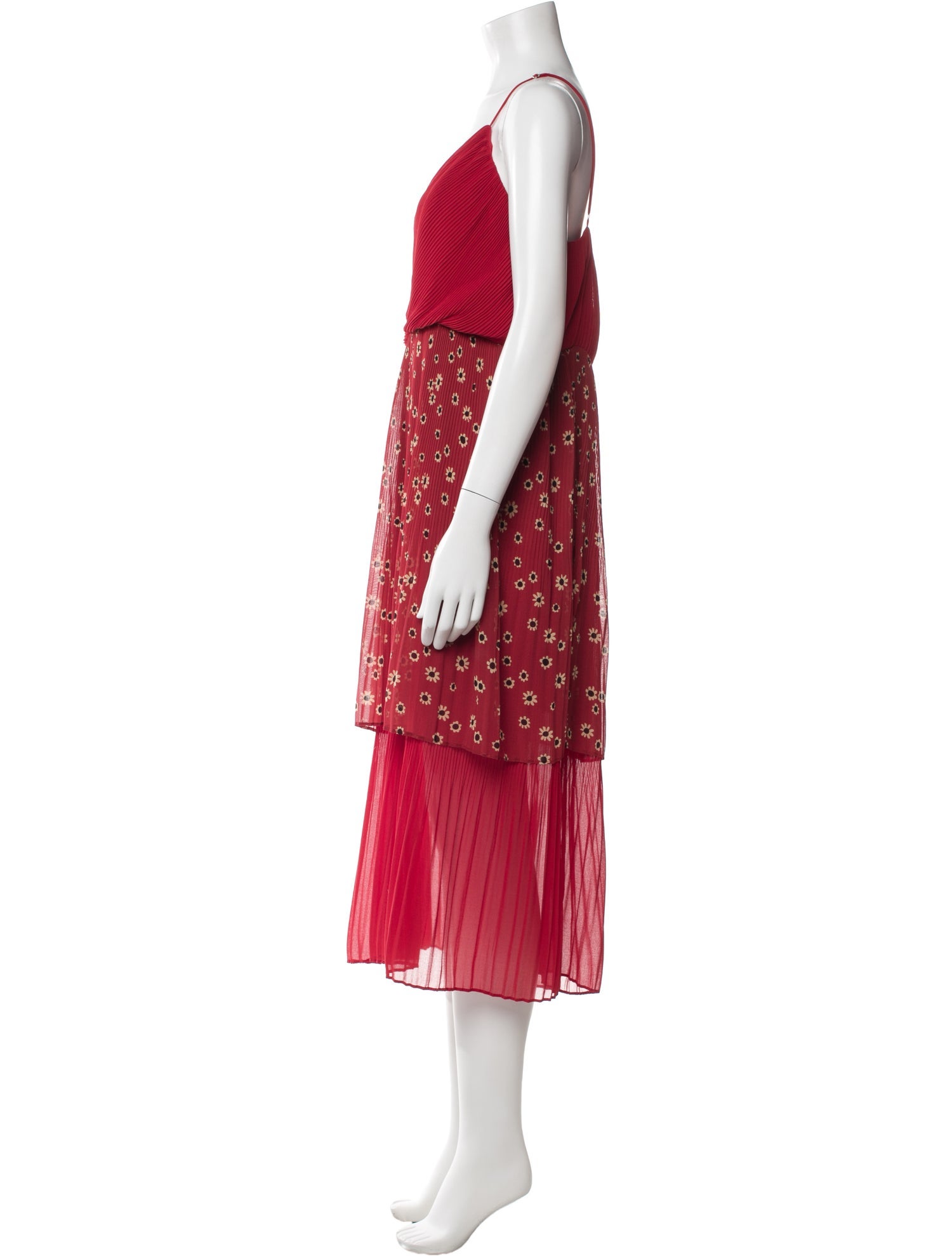 Fame & Partners Printed Midi Length Dress