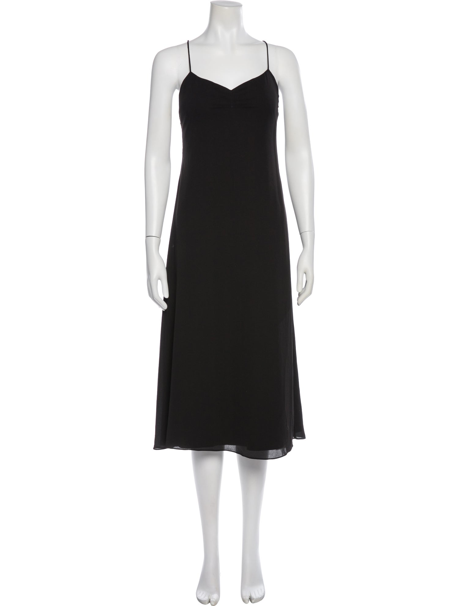Fame & Partners V-Neck Midi Length Dress