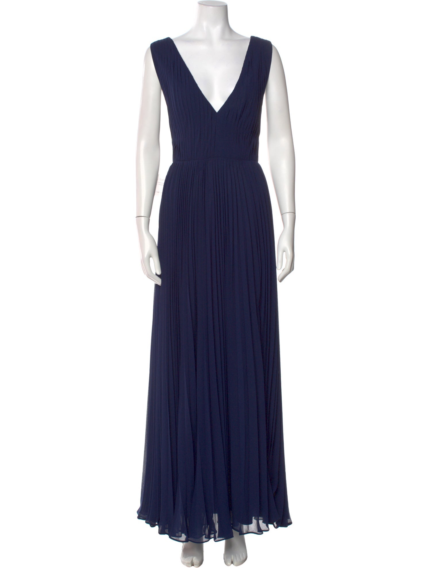 Fame & Partners V-Neck Long Dress