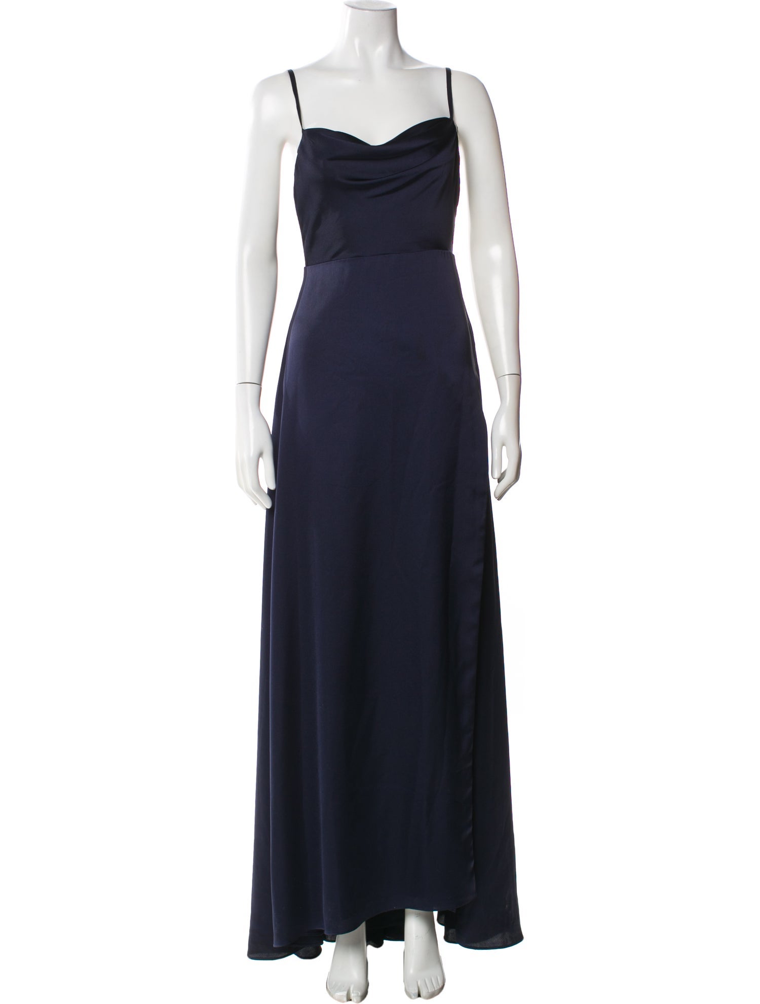 Fame & Partners Square Neckline Long Dress